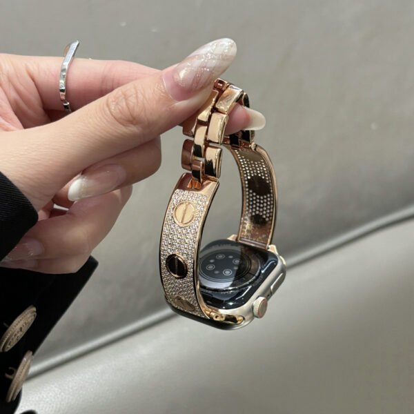 Copper CT Diamond Apple Watch Bracelet