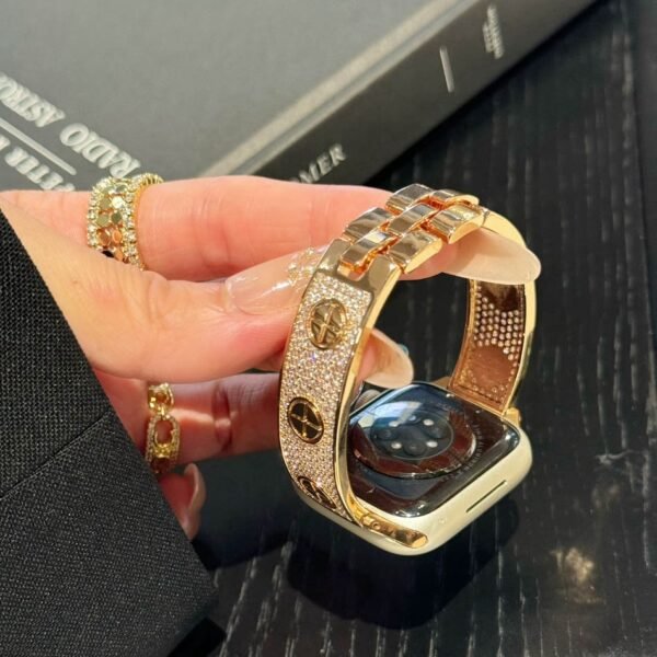 Copper LOVE PLUS Diamond Apple Watch Bracelet